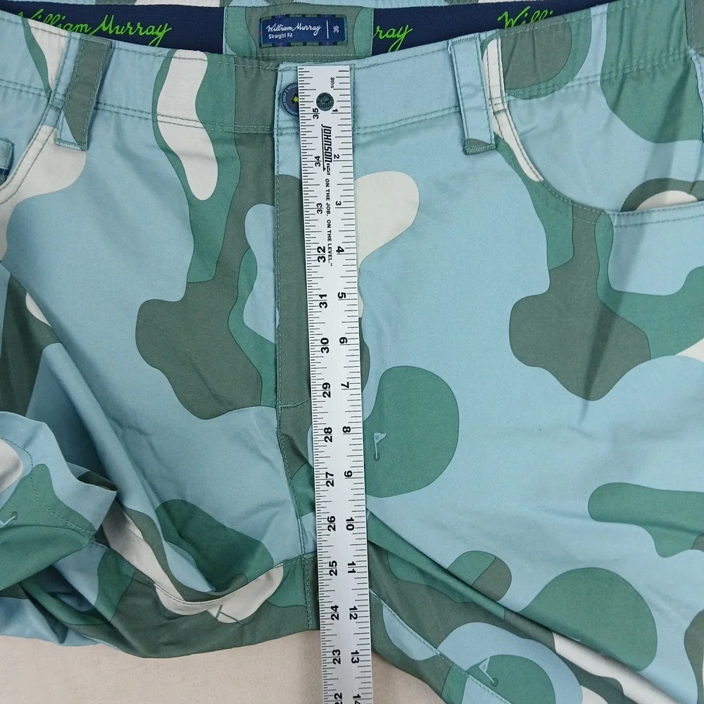 William Murray 36x10 Mens Shorts Camo Golf Stretch Performance Loud Colorful‎